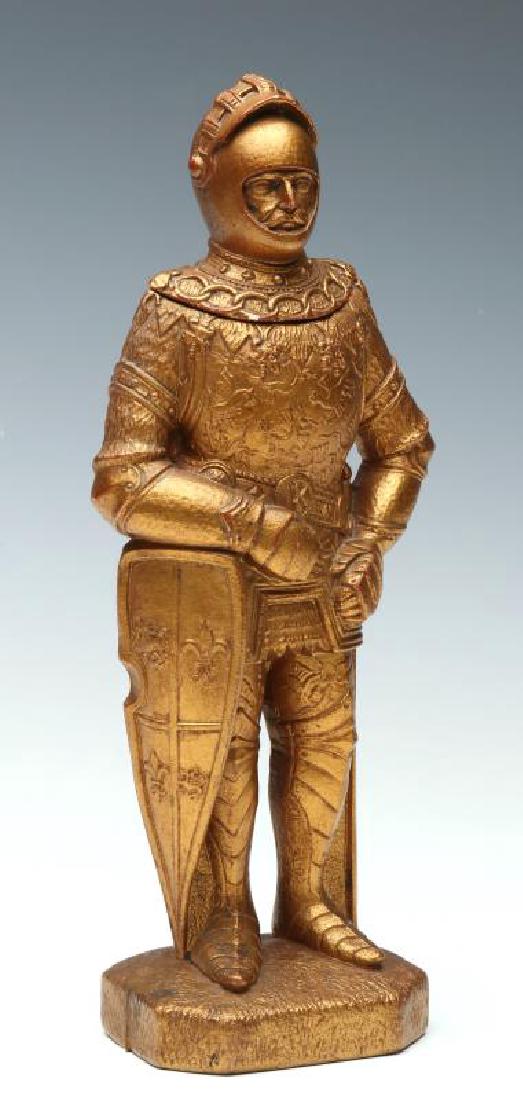 A SYROCO WOOD FIGURAL CORKSCREW 'GOLDEN KNIGHT' (1 of 9)