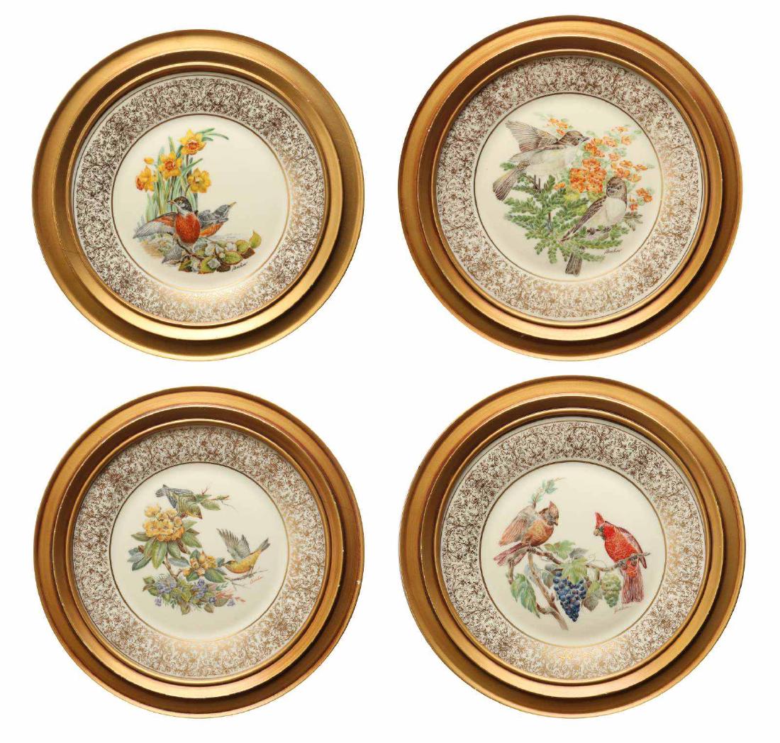 TWELVE LENOX BOEHM BIRD PLATES (1 of 10)