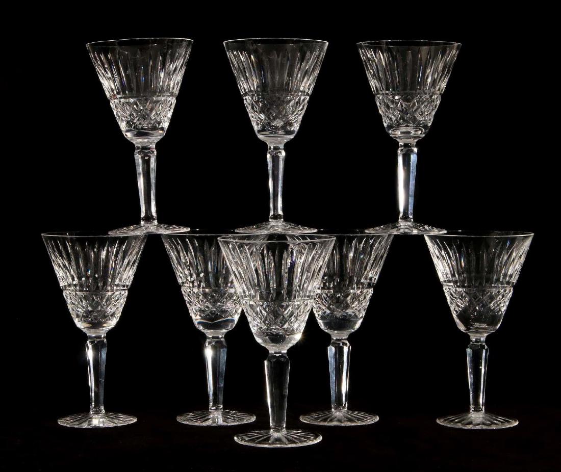 EIGHT WATERFORD 'MAEVE' PATTERN WATER GOBLETS (1 of 6)