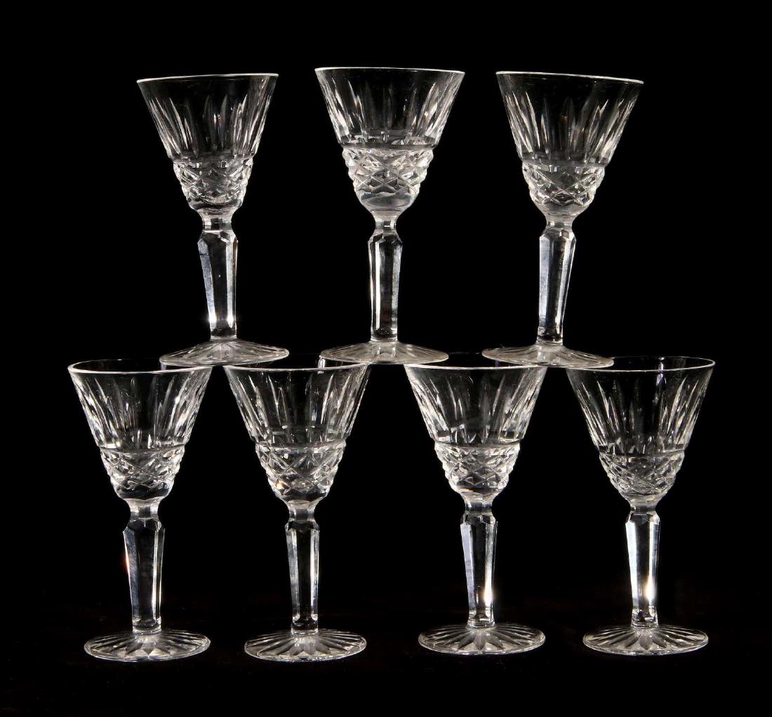 SEVEN WATERFORD 'MAEVE' PATTERN CORDIALS (1 of 6)