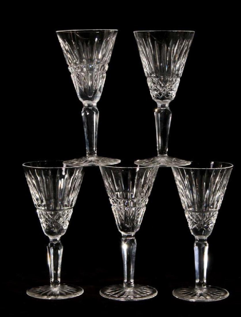 FIVE WATERFORD 'MAEVE' PATTERN SHERRY STEMS (1 of 6)