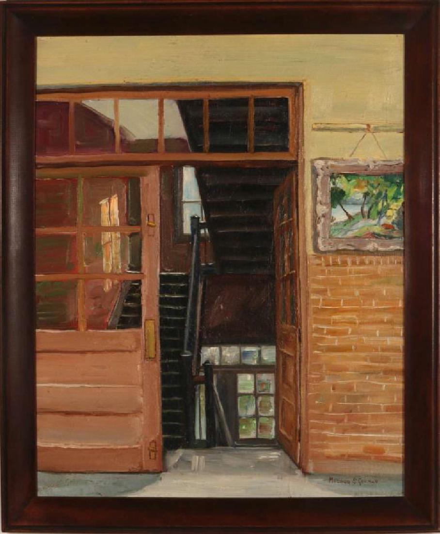 MILDRED GEHMAN (1908-2006) OIL ON ARTIST'S BOARD (1 of 8)