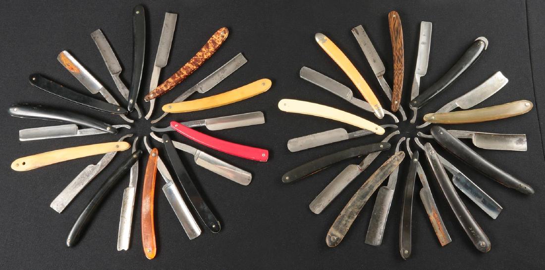 LOT OF TWENTY STRAIGHT RAZORS (1 of 10)