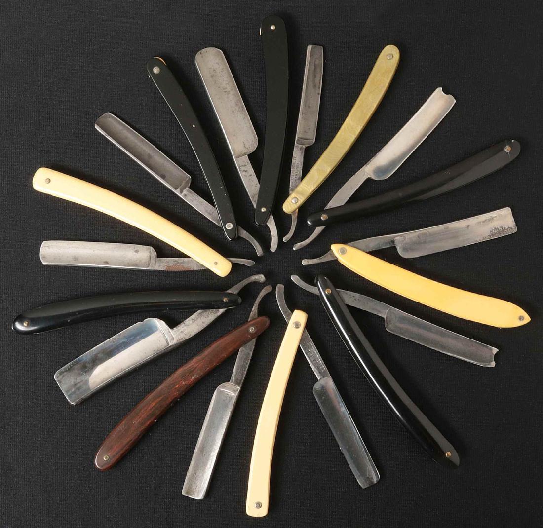 LOT OF TEN STRAIGHT RAZORS (1 of 10)