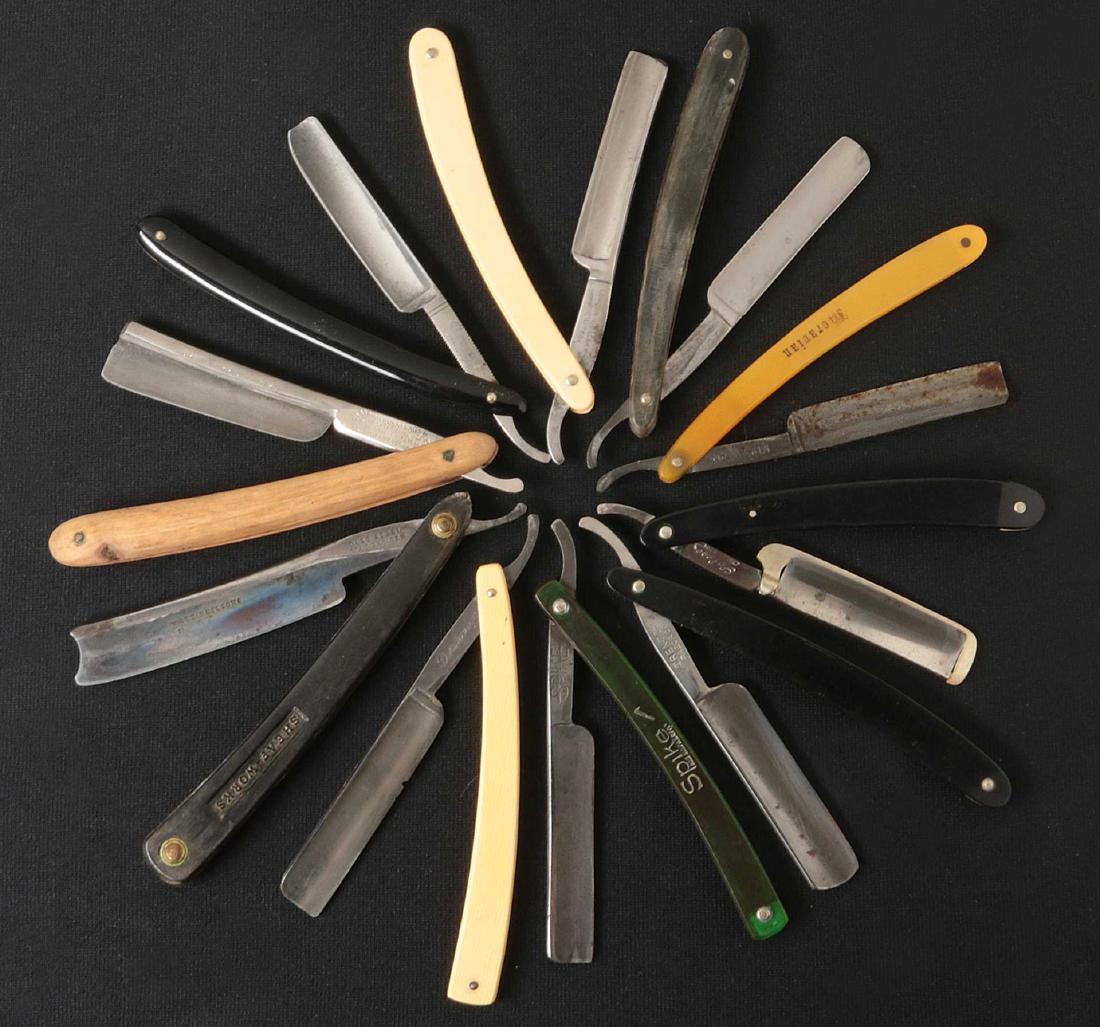 LOT OF TEN STRAIGHT RAZORS (1 of 10)
