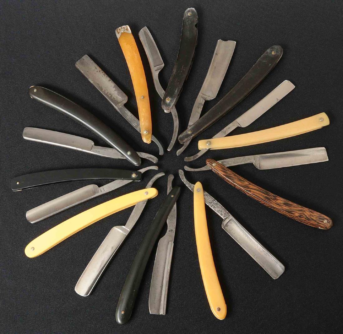 LOT OF TEN STRAIGHT RAZORS (1 of 10)