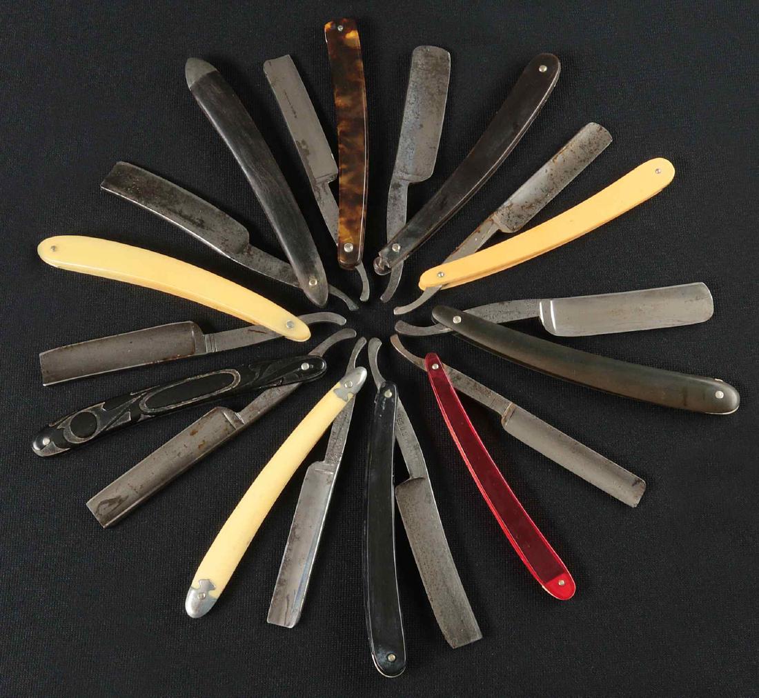 LOT OF TEN STRAIGHT RAZORS (1 of 10)