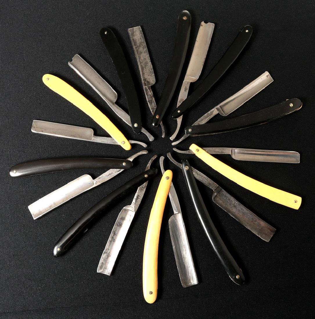 LOT OF TEN STRAIGHT RAZORS (1 of 10)