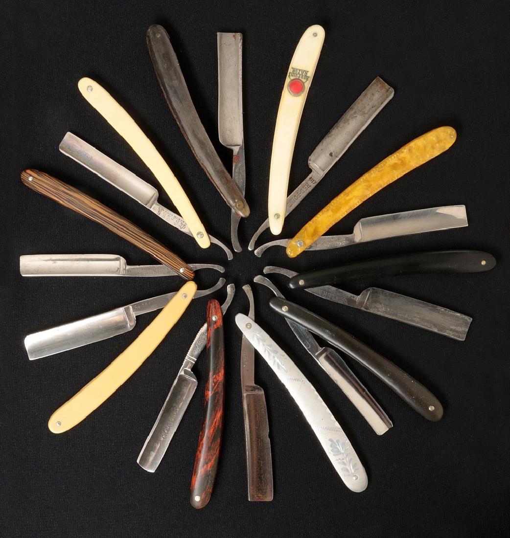 LOT OF TEN STRAIGHT RAZORS (1 of 5)