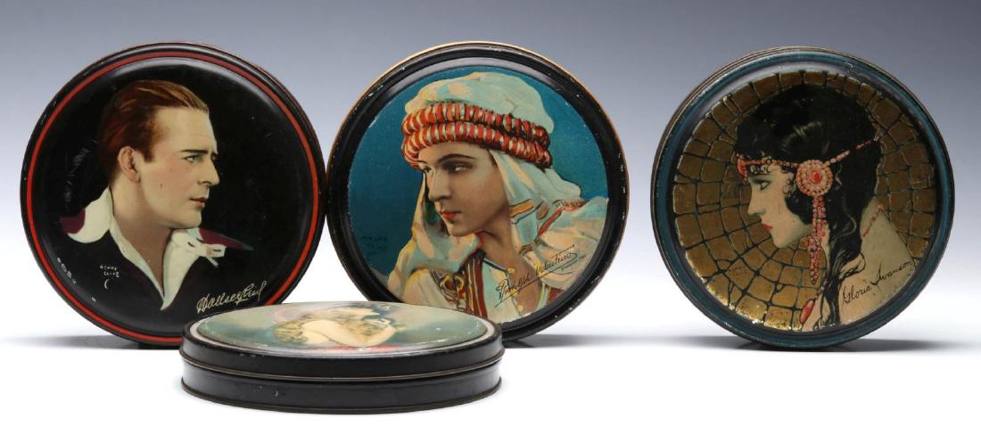 FOUR HENRY CLIVE SILVER SCREEN STAR TINS (1 of 5)