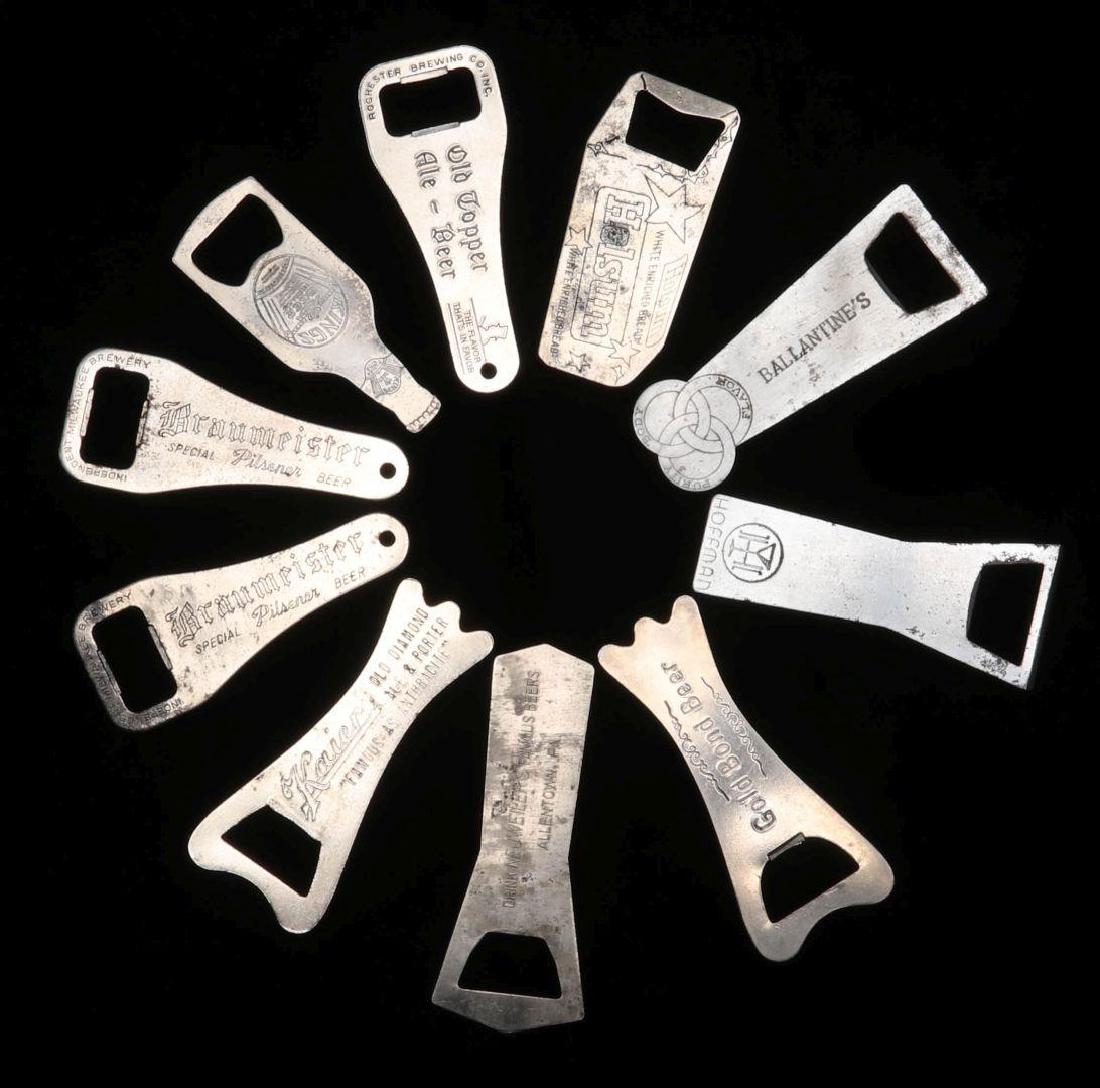 NINE BEER AND ALE ADVERTISING BOTTLE OPENER (1 of 4)