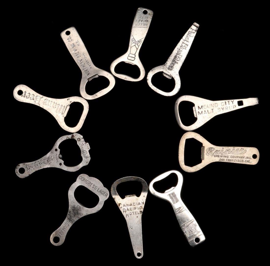 A COLLECTION OF BEER AND BREWING BOTTLE OPENERS (1 of 4)