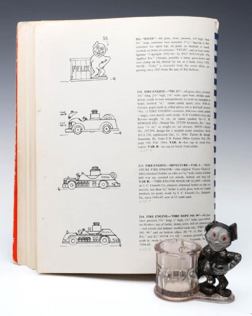 FELIX THE CAT GLASS CANDY CONTAINER (1 of 9)