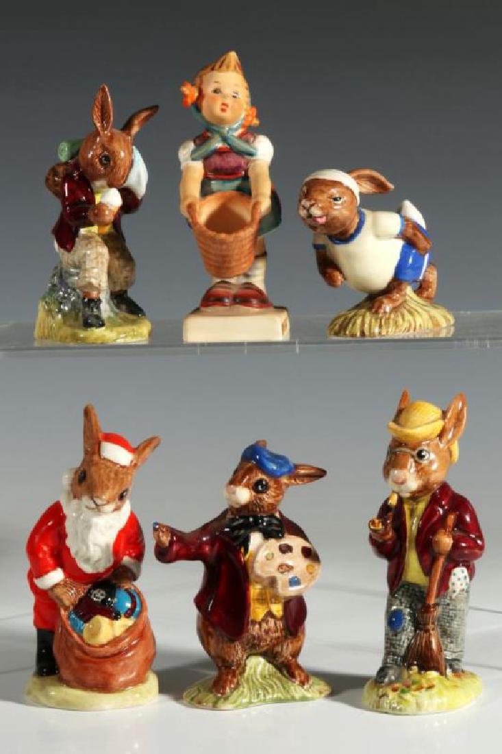 FIVE ROYAL DOULTON BUNNYKINS FIGURINES (1 of 6)