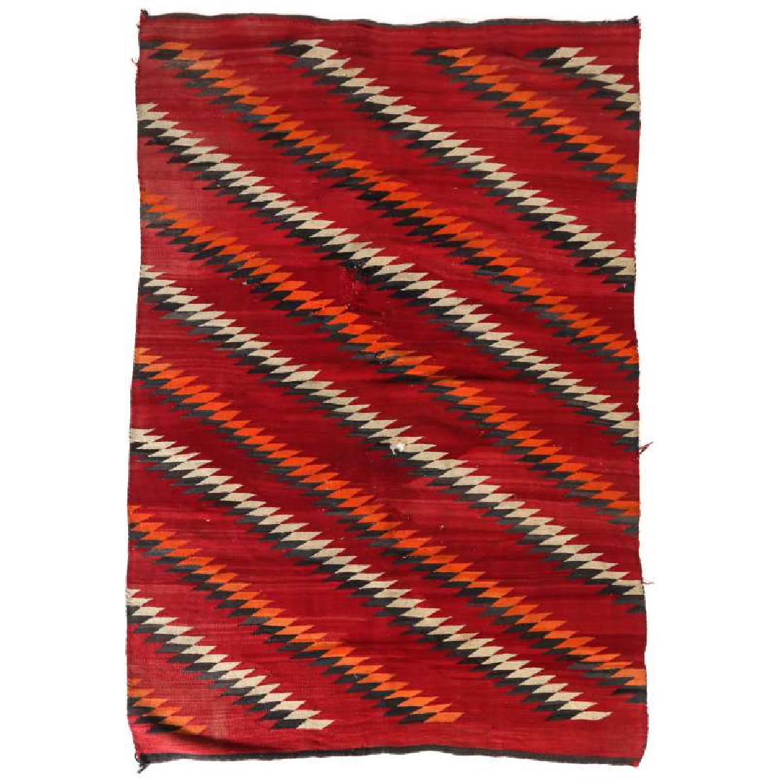 A TRANSITIONAL NAVAJO WEAVING CIRCA 1900 (1 of 10)