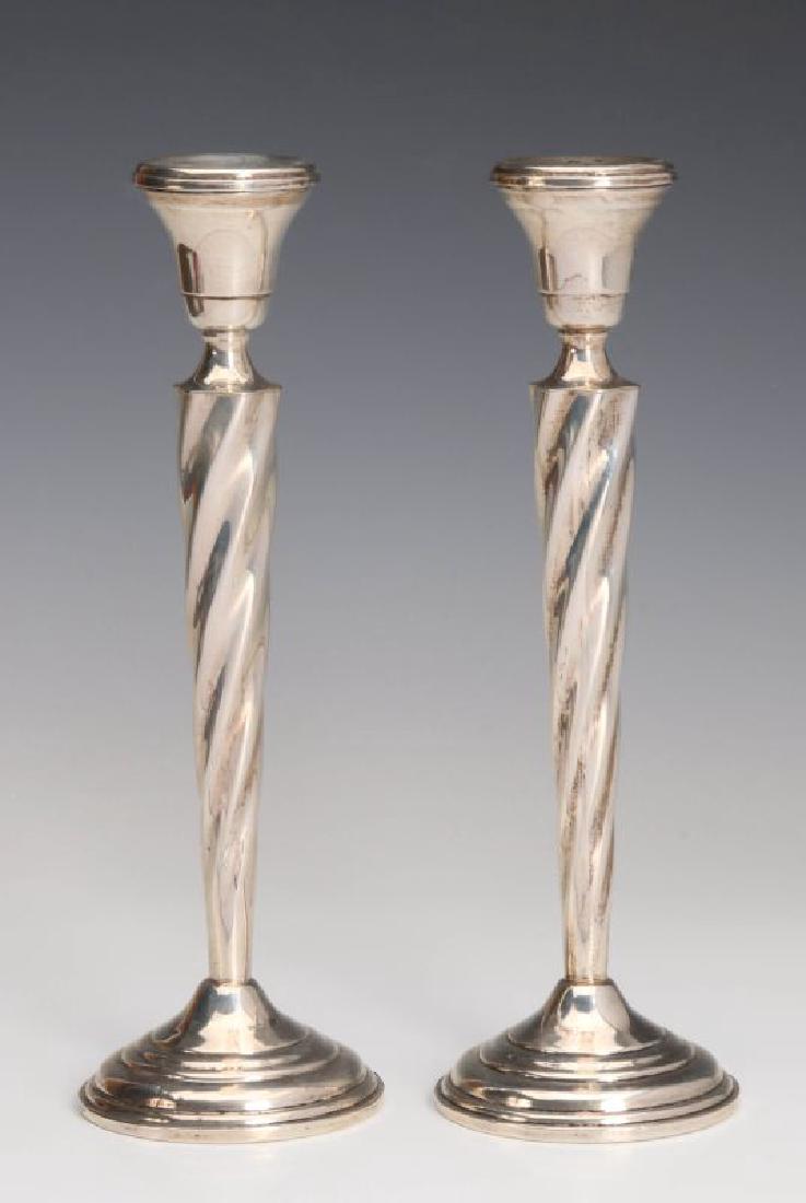 GARDEN SILVERSMITHS STERLING CANDLESTICK PAIR (1 of 7)