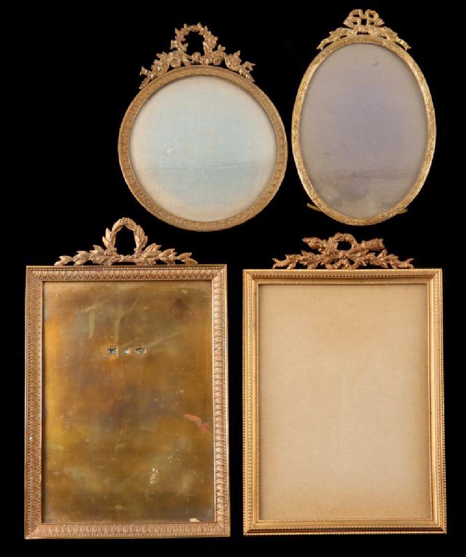 FOUR GOOD CIRCA 1900 FRENCH ORMOLU FRAMES (1 of 4)