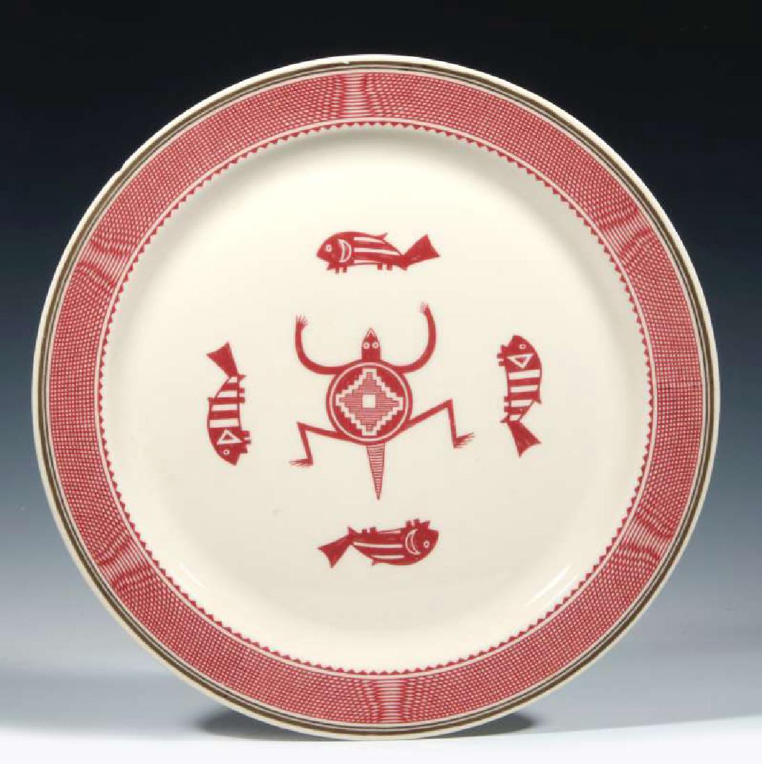AT&SF SANTA FE MIMBRENO PATTERN CHOP PLATE (1 of 10)