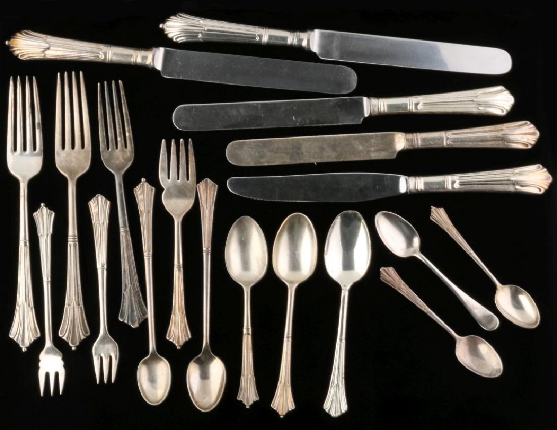 SANTA FE RR ALBANY PATTERN SILVER PLATED FLATWARE (1 of 15)