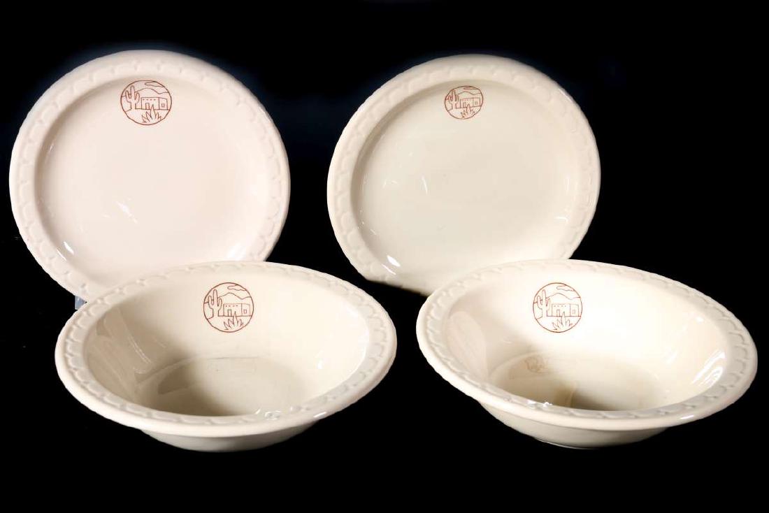 FOUR PIECES AT&SF SANTA FE RR ADOBE PATTERN CHINA (1 of 7)