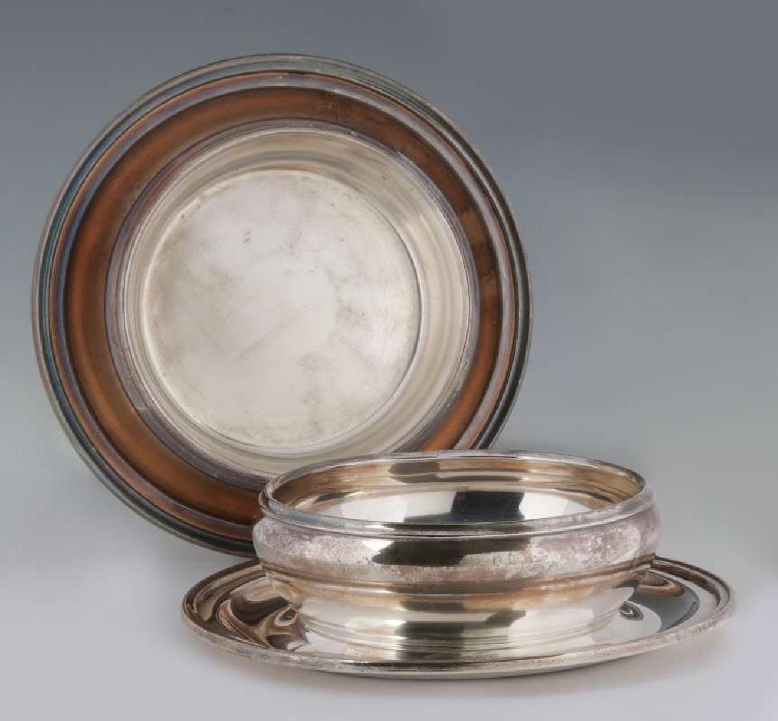 TWO AT&SF SANTA FE RR INT'L SILVER FINGER BOWLS (1 of 6)