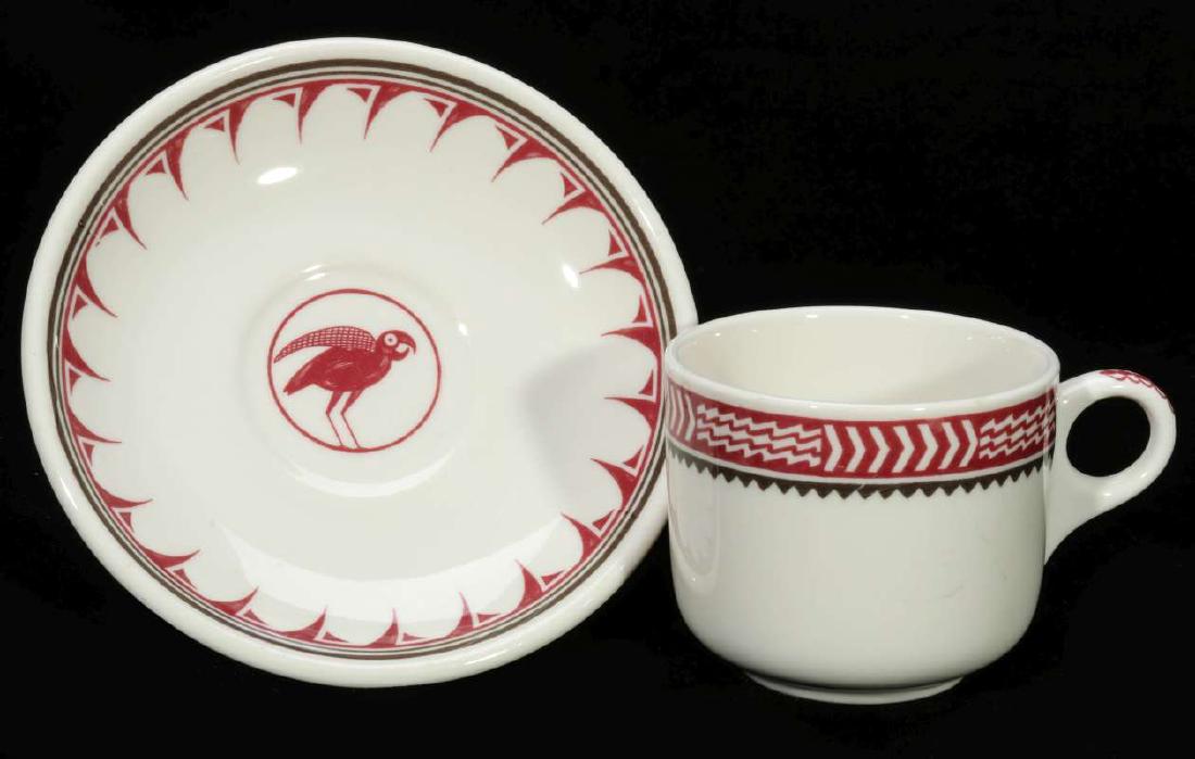 AT&SF SANTA FE RR MIMBRENO COFFEE CUP AND SAUCER (1 of 10)