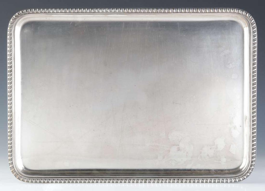 AT&SF SANTA FE ROUTE REED & BARTON GADROON TRAY (1 of 8)