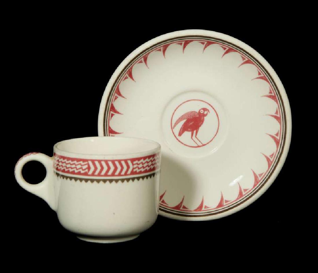 AT&SF SANTA FE RR MIMBRENO COFFEE CUP AND SAUCER (1 of 10)