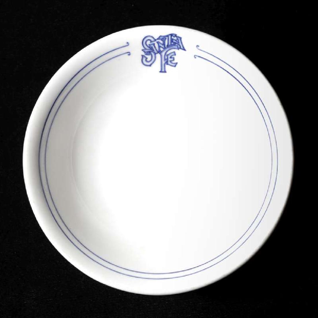 AT&SF SANTA FE RR BLEEDING BLUE BERRY BOWL (1 of 6)