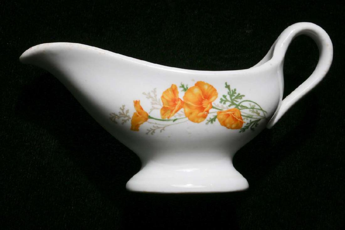 AT&SF SANTA FE RR CALIFORNIA POPPY GRAVY BOAT (1 of 7)