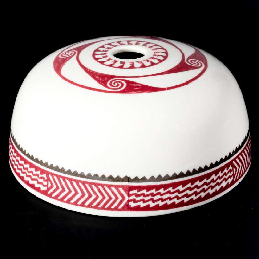 AT&SF SANTA FE RR MIMBRENO FOOD DISH COVER (1 of 9)