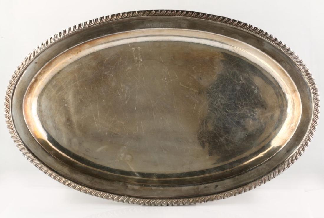 AT&SF SANTA FE FRENCH GADROON PATTERN SILVER TRAY (1 of 8)
