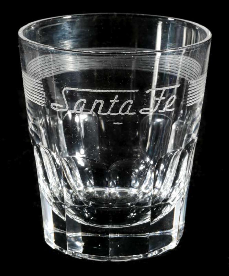 SANTA FE RR FROSTED ETCHED LOGO OLD FASHIONED (1 of 8)