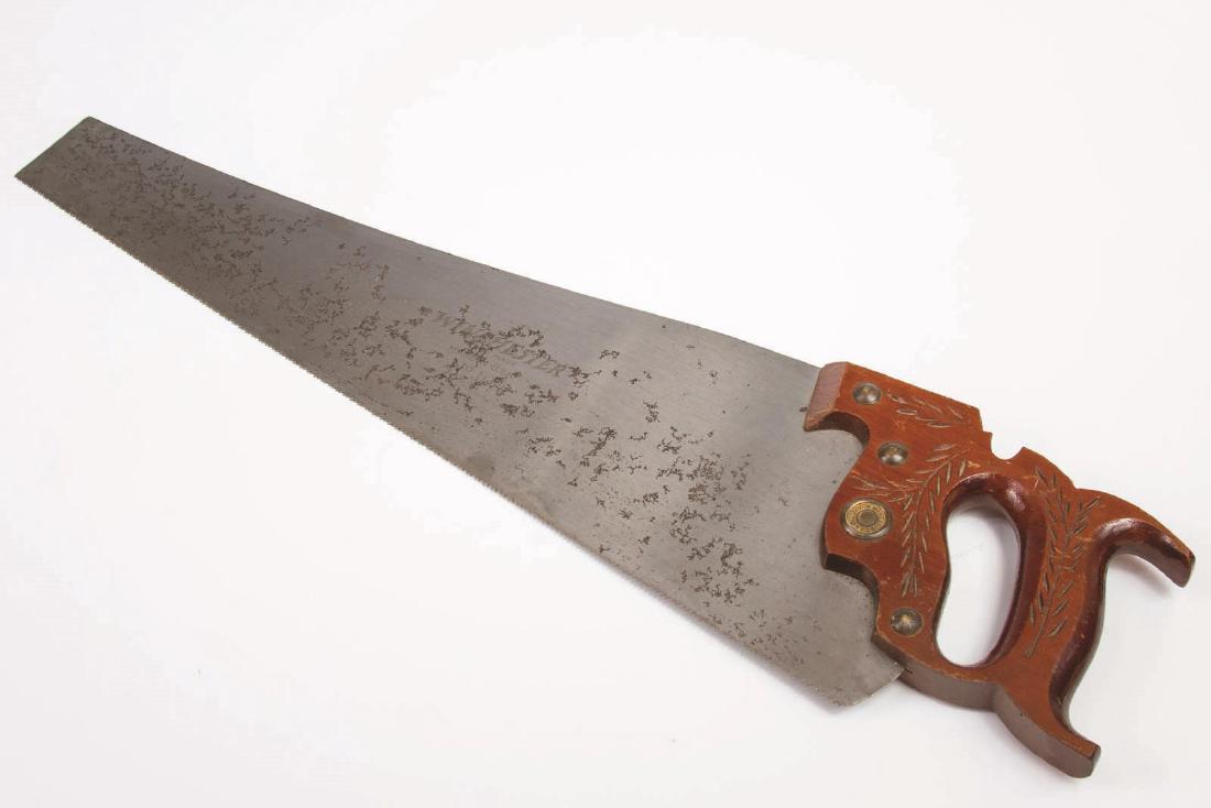 A VINTAGE WINCHESTER NO. 10 HAND SAW