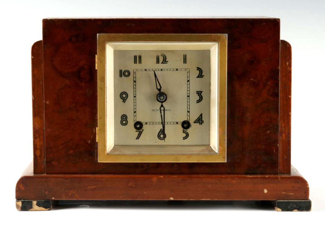 A SETH THOMAS ART DECO SERIES 120 CLOCK (1 of 11)