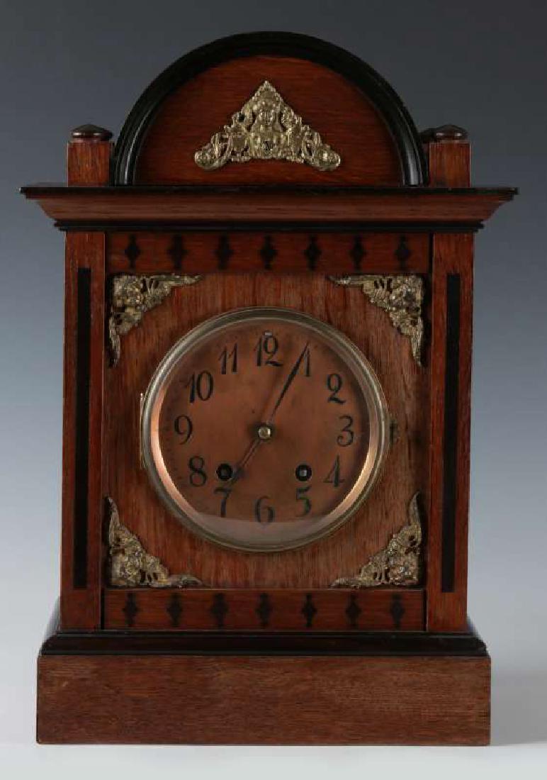 A LENZKIRCH ARCH TOP CLOCK BRACKET CLOCK (1 of 9)