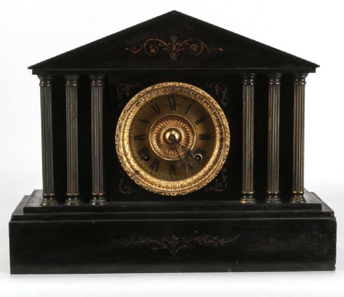 AN ANSONIA 'EL PINO' MARBLE CASE MANTEL CLOCK (1 of 10)