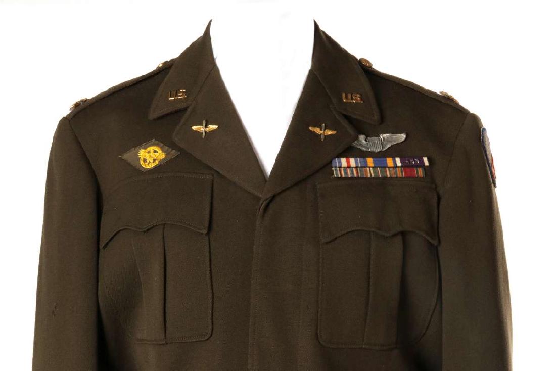 US AAF PILOT MAJOR IKE JACKET WITH WINGS (1 of 9)