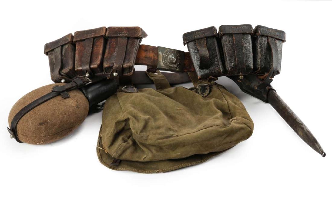 WWI PRUSSIAN COMBAT BELT GROUP (1 of 9)