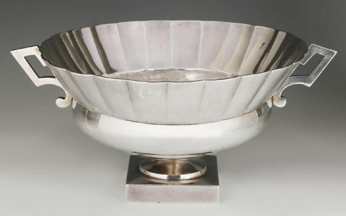 A FINE HEAVY SPANISH COLONIAL FOOTED COMPOTE (1 of 10)