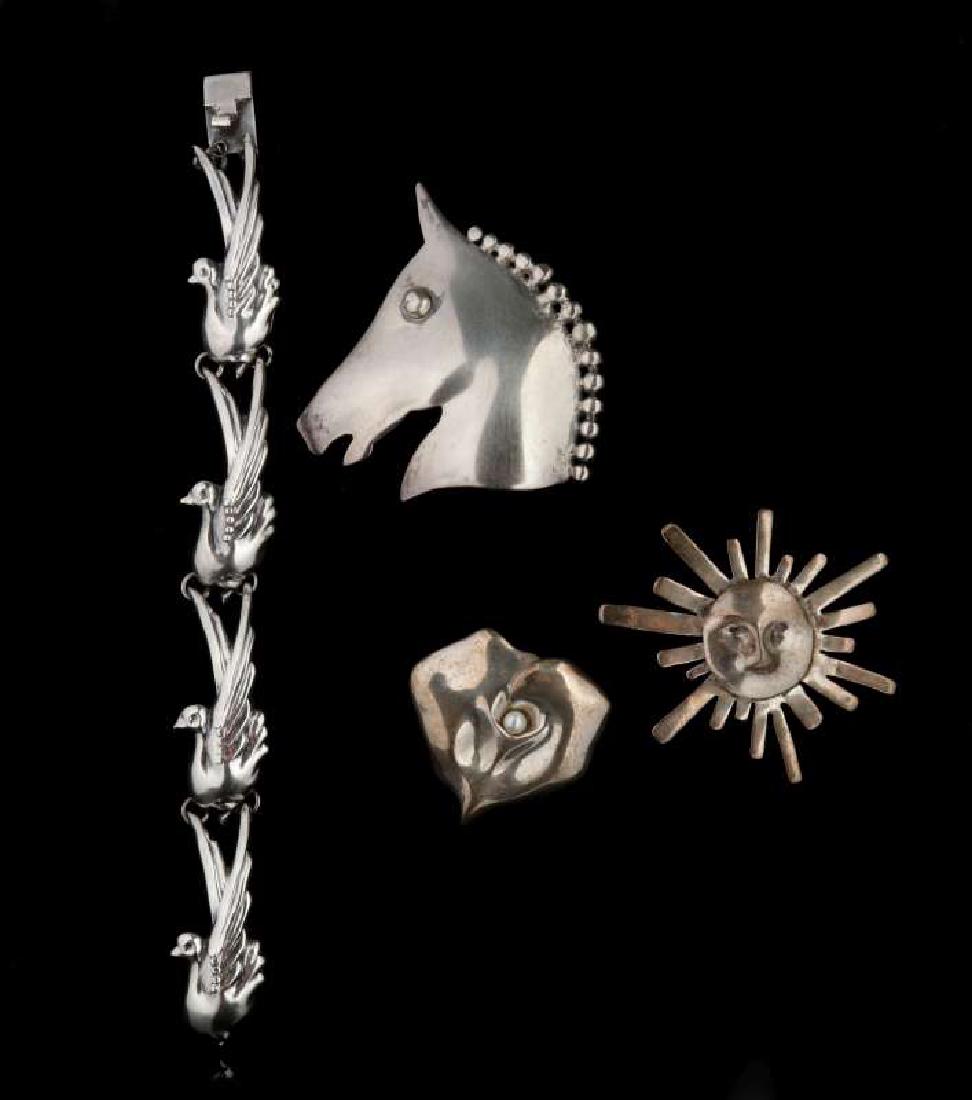 VINTAGE STERLING SILVER JEWELRY (1 of 10)