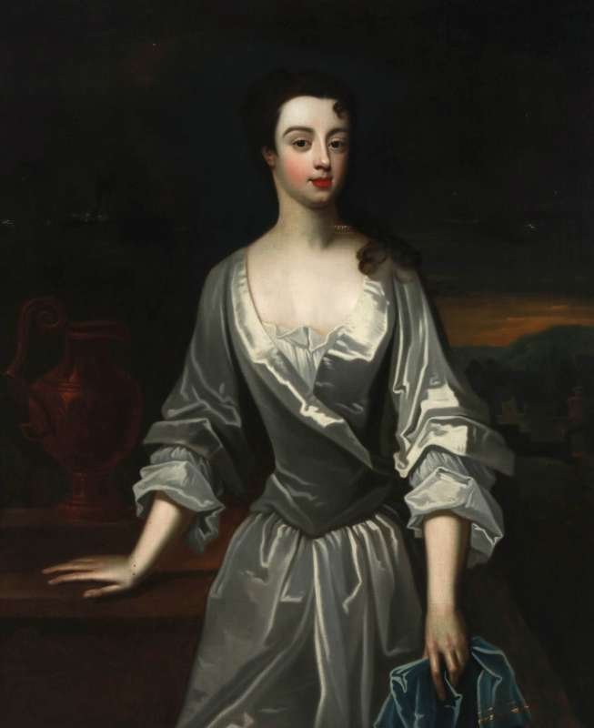 AN 18TH C BRITISH SCHOOL PORTRAIT OF A NOBLEWOMAN (1 of 11)
