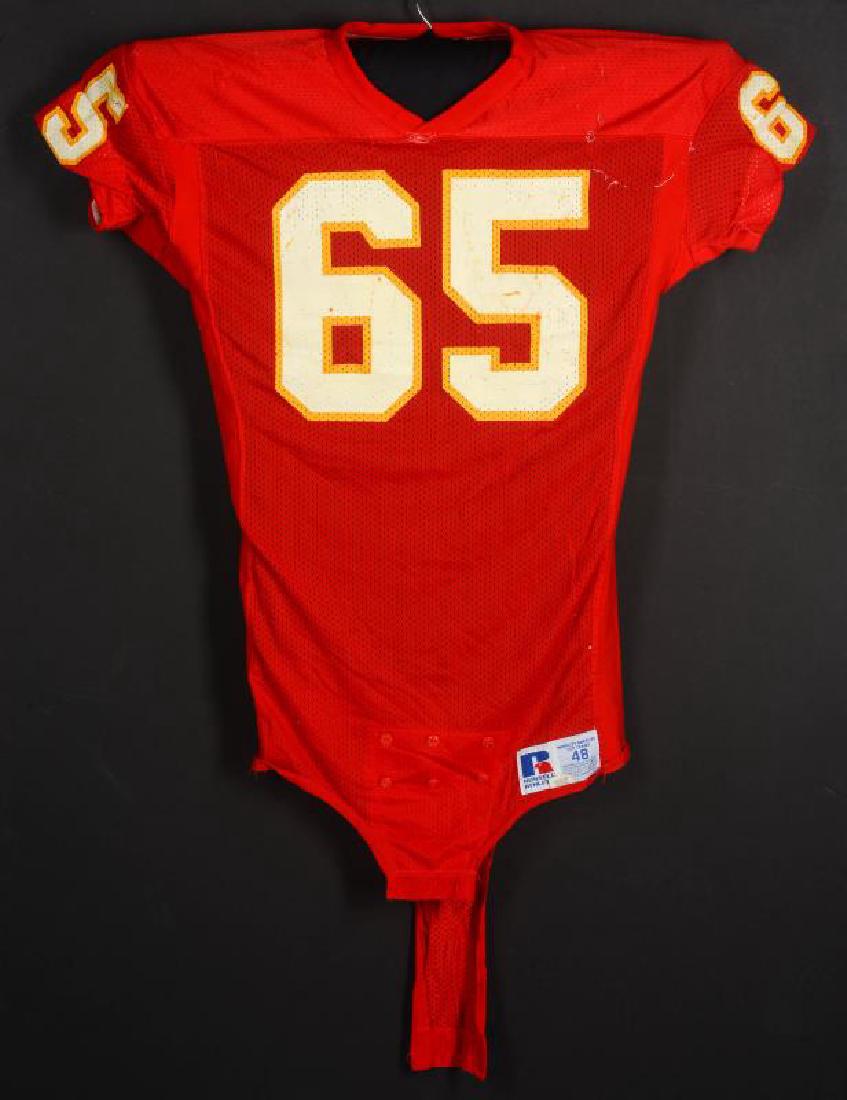 TOM CONDON KANSAS CITY CHIEFS GAME WORN JERSEY (1 of 7)