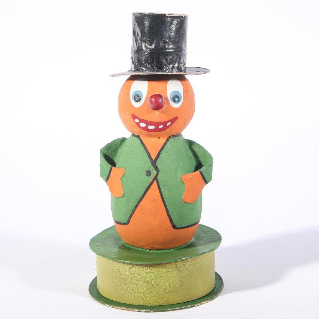A GERMAN HALLOWEEN COMPOSITION CANDY CONTAINER (1 of 7)