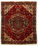 A CIRCA 1930s PERSIAN SCATTER RUG WITH MEDALLION