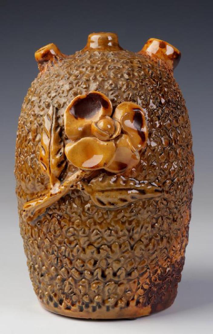 A RARE EVANS POTTERY WHIMSEY JUG, DEXTER MISSOURI (1 of 10)