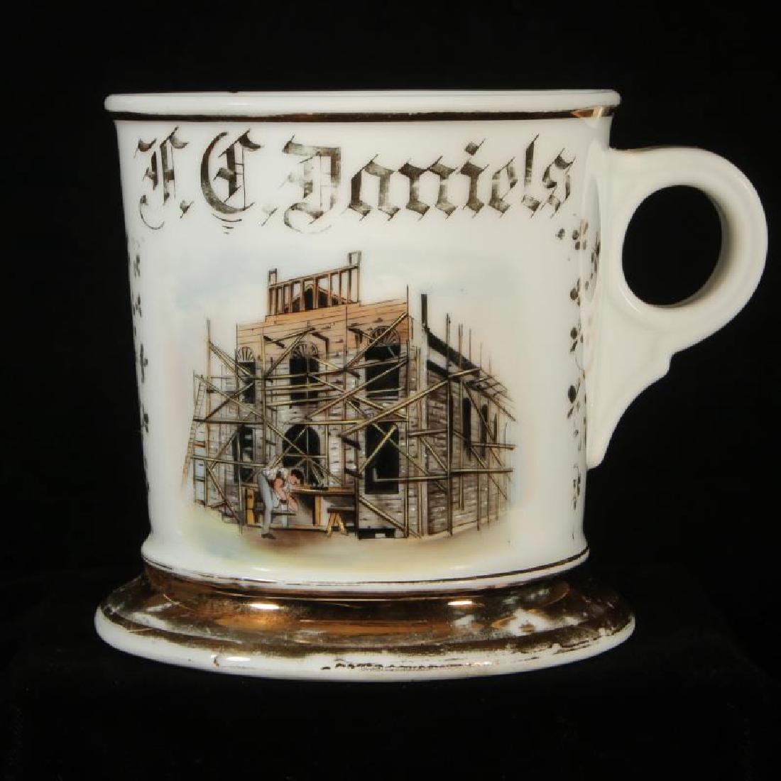 A CARPENTER / BUILDER OCCUPATIONAL SHAVING MUG (1 of 10)