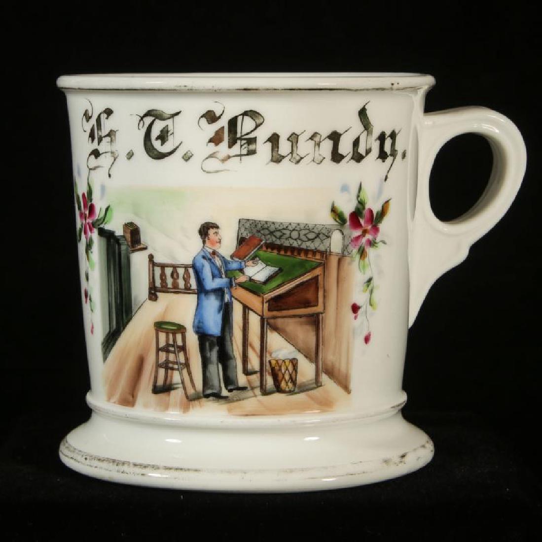 A CLERK OR ACCOUNTANT OCCUPATIONAL SHAVING MUG (1 of 10)