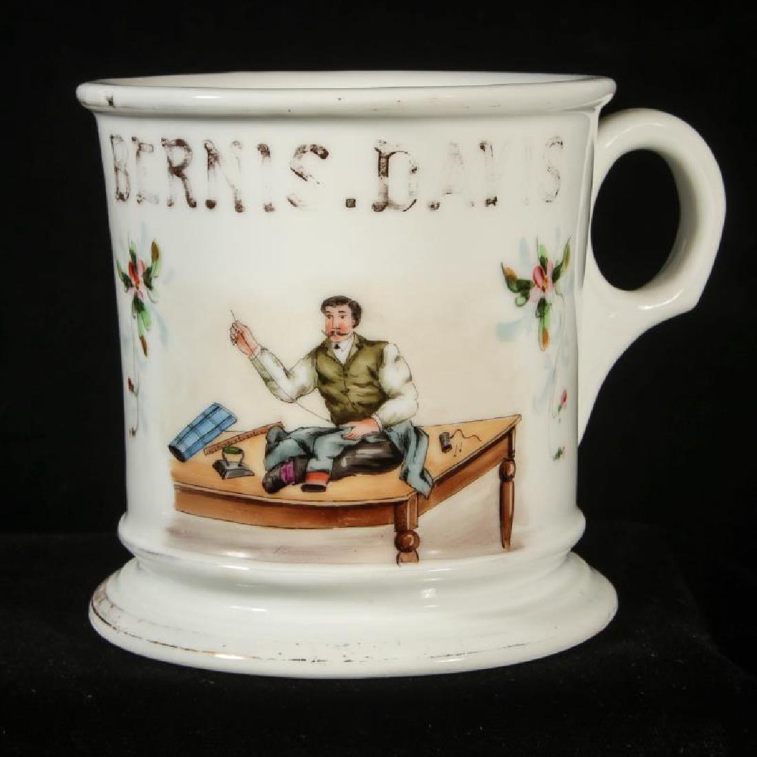 A TAILOR OCCUPATIONAL SHAVING MUG (1 of 8)