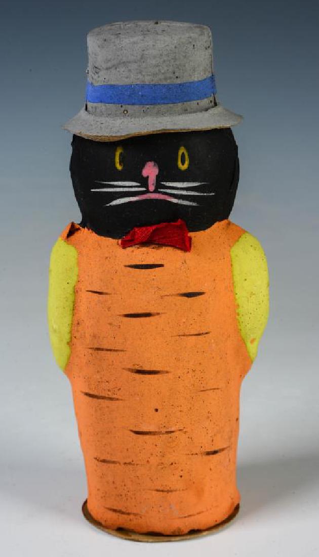 GERMAN HALLOWEEN VEGGIE BLACK CAT CANDY CONTAINER (1 of 11)